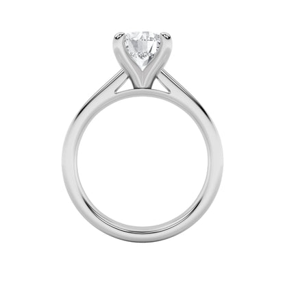 1.5CTW Round Lab-Grown Diamond Prong Classic Solitaire Engagement Ring 1 Stone
