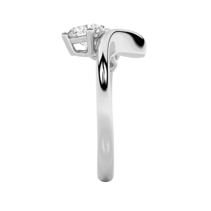 1.5CTW Round Lab-Grown Diamond Prong Three Stone Ring 3 Stones