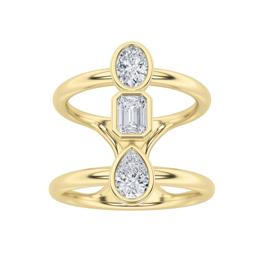 0.75CTW MX Lab-Grown Diamond Bezel Ring