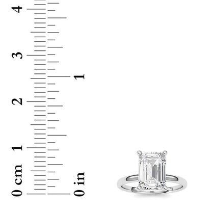 2CTW Radiant Lab-Grown Diamond Classic Solitaire Ring 1 Stone