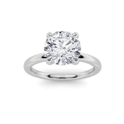 2CTW Round Lab-Grown Diamond Classic Solitaire Ring 1 Stone