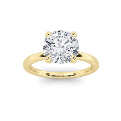 2CTW Round Lab-Grown Diamond Classic Solitaire Ring 1 Stone