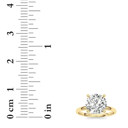 2CTW Round Lab-Grown Diamond Classic Solitaire Ring 1 Stone
