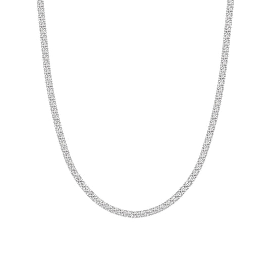 20CTW Round Lab-Grown Diamond Necklace 131 Stones
