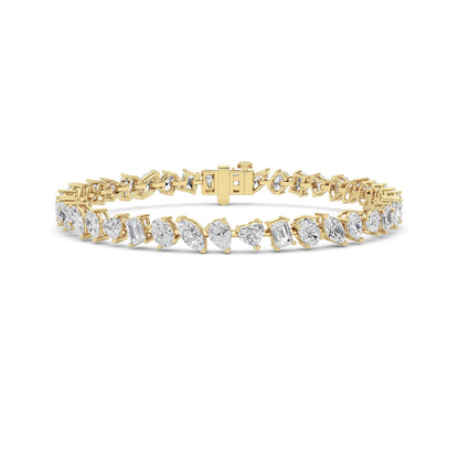 8CTW Mix Lab-Grown Diamond Prong Bracelet 40 Stones