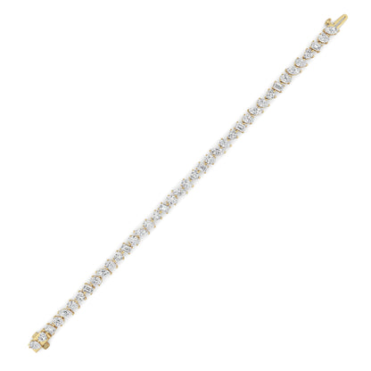8CTW Mix Lab-Grown Diamond Prong Bracelet 40 Stones