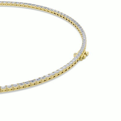 21CTW Emerald Lab-Grown Diamond Necklace 105 Stones