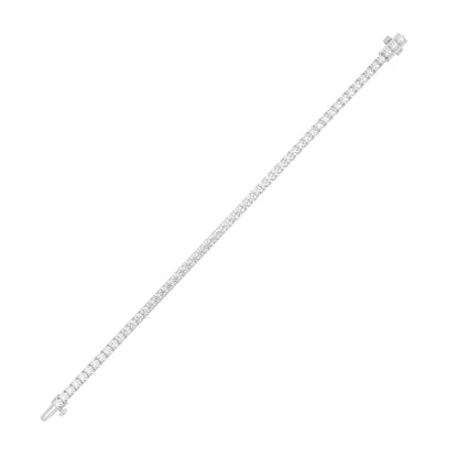 6CTW Round Lab-Grown Diamond Prong Tennis Bracelet 52 Stones