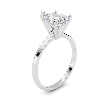 2CTW Pear Lab-Grown Diamond Classic Solitaire Ring 1 Stone