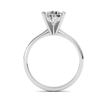 2CTW Pear Lab-Grown Diamond Classic Solitaire Ring 1 Stone
