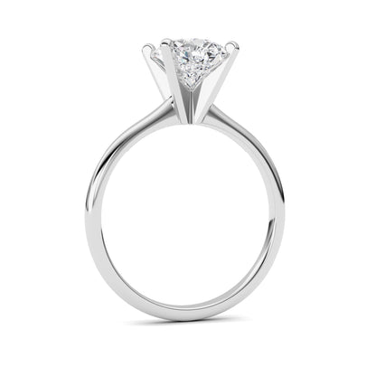 2CTW Pear Lab-Grown Diamond Classic Solitaire Ring 1 Stone