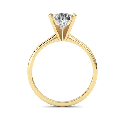 2CTW Pear Lab-Grown Diamond Classic Solitaire Ring 1 Stone