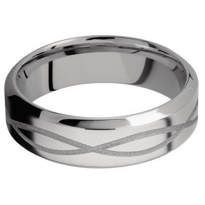 Titanium + Bead , Polish Finish