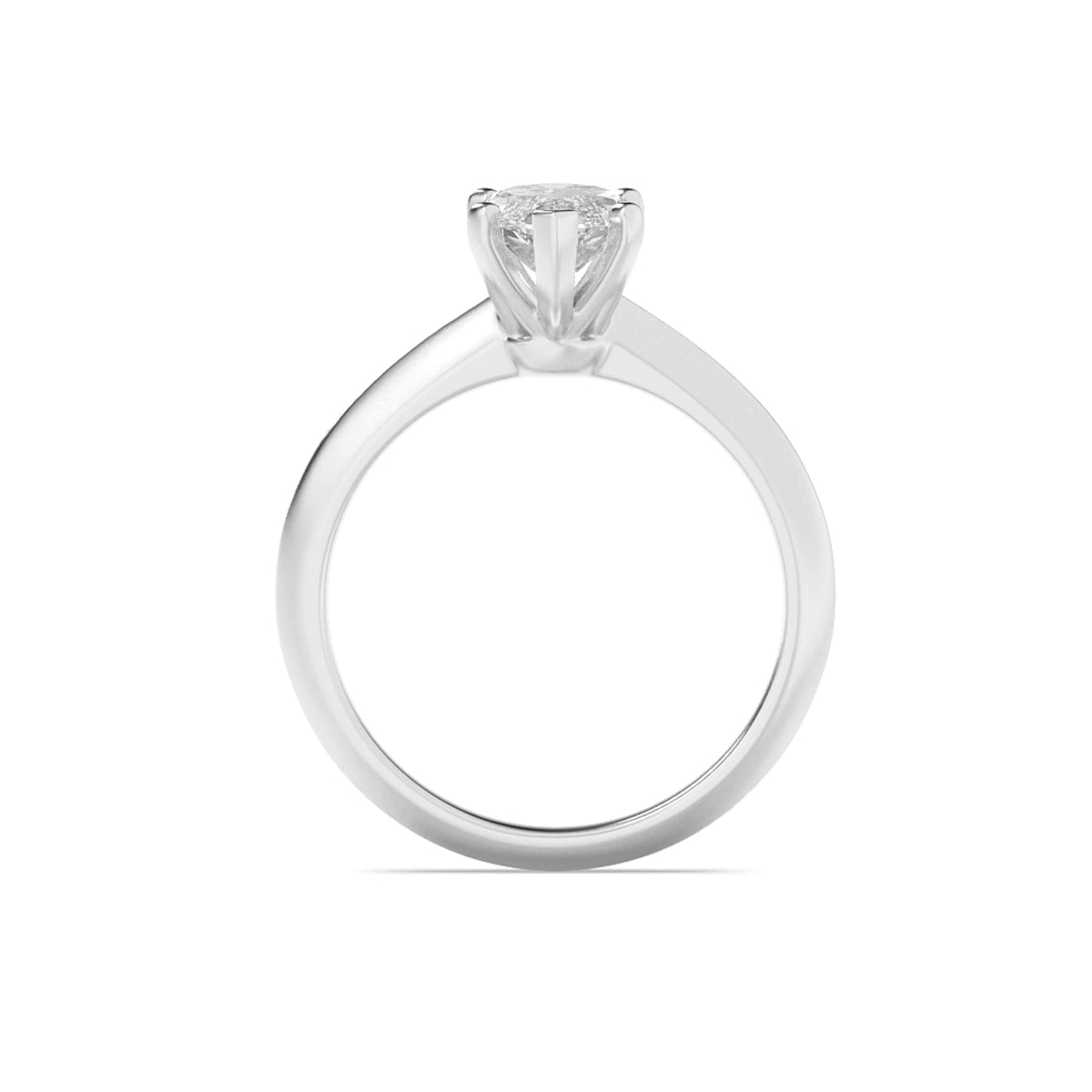 2CTW Marquise Lab-Grown Diamond Prong Knife Edge Shank Solitaire Engagement Ring 1 Stone