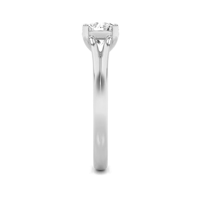 2CTW Round Lab-Grown Diamond Prong Split Shank Solitaire Engagement Ring 1 Stone