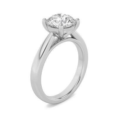 2CTW Round Lab-Grown Diamond Prong Classic Shank Solitaire Engagement Ring 1 Stone