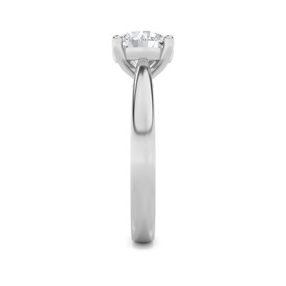 2CTW Round Lab-Grown Diamond Prong Classic Shank Solitaire Engagement Ring 1 Stone