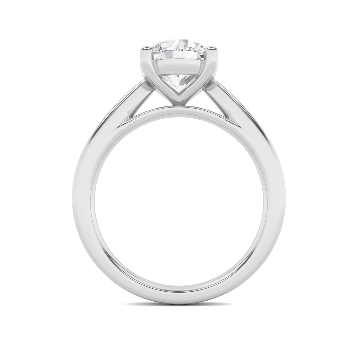 1CTW Round Lab-Grown Diamond Prong Insert Jacket Ring 22 Stones