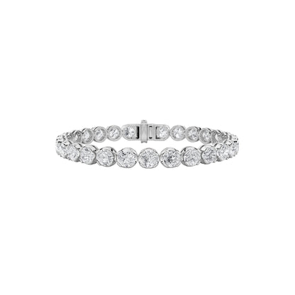 6CTW Round Lab-Grown Diamond Prong Tennis Bracelet 40 Stones