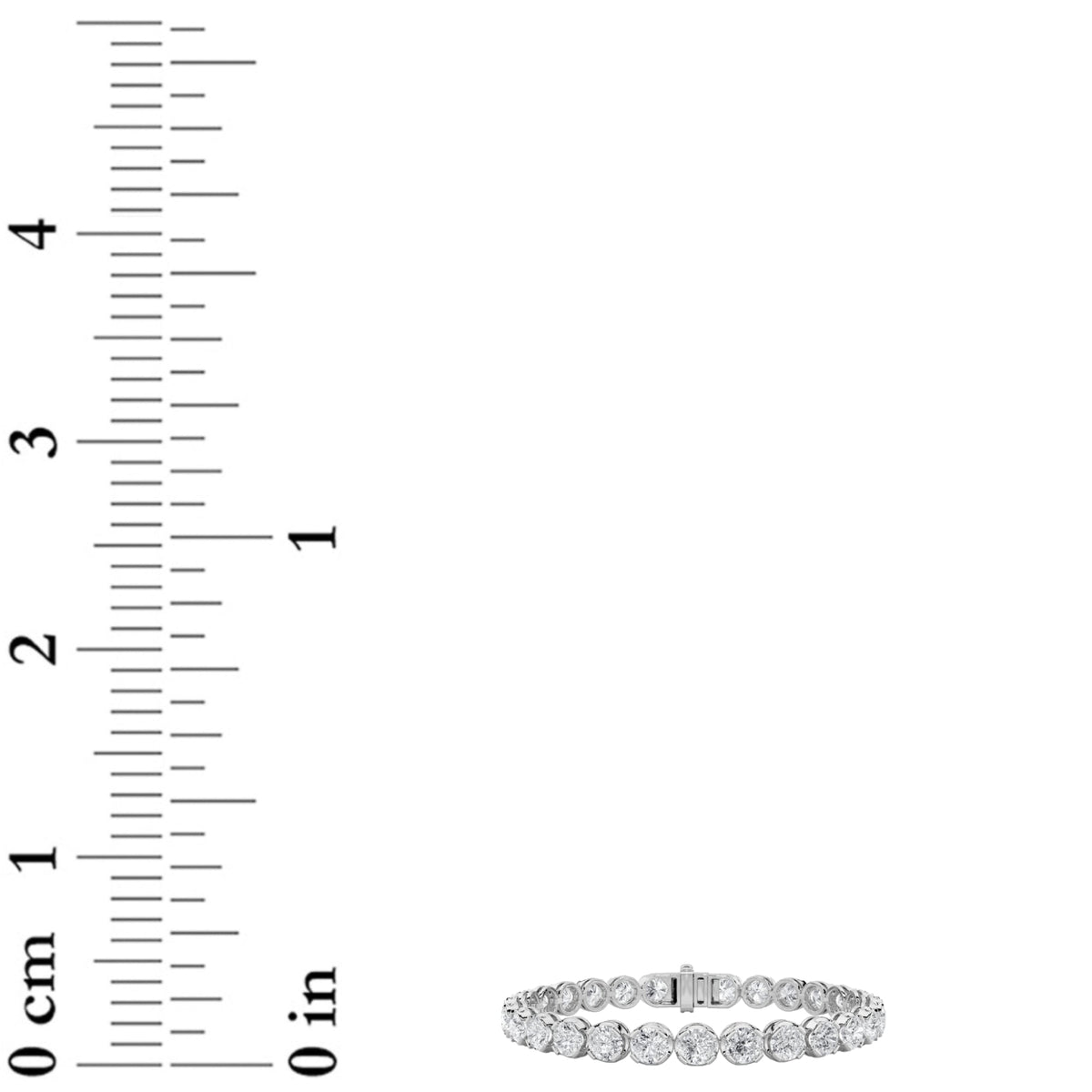 6CTW Round Lab-Grown Diamond Prong Tennis Bracelet 40 Stones