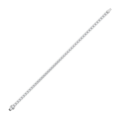 8CTW Round Lab-Grown Diamond Prong Tennis Bracelet 37 Stones