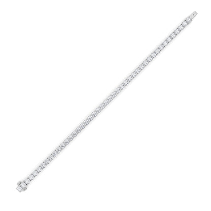 9CTW Round Lab-Grown Diamond Prong Tennis Bracelet 46 Stones