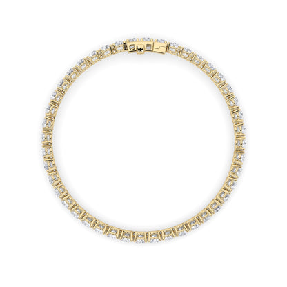 9CTW Round Lab-Grown Diamond Prong Tennis Bracelet 46 Stones