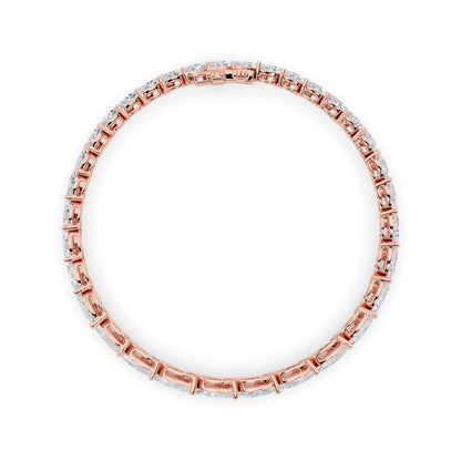 13.5CTW Marquise Lab-Grown Diamond Prong Bracelet 33 Stones