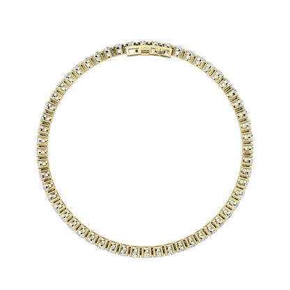 5CTW Round Lab-Grown Diamond Bracelet 57 Stones