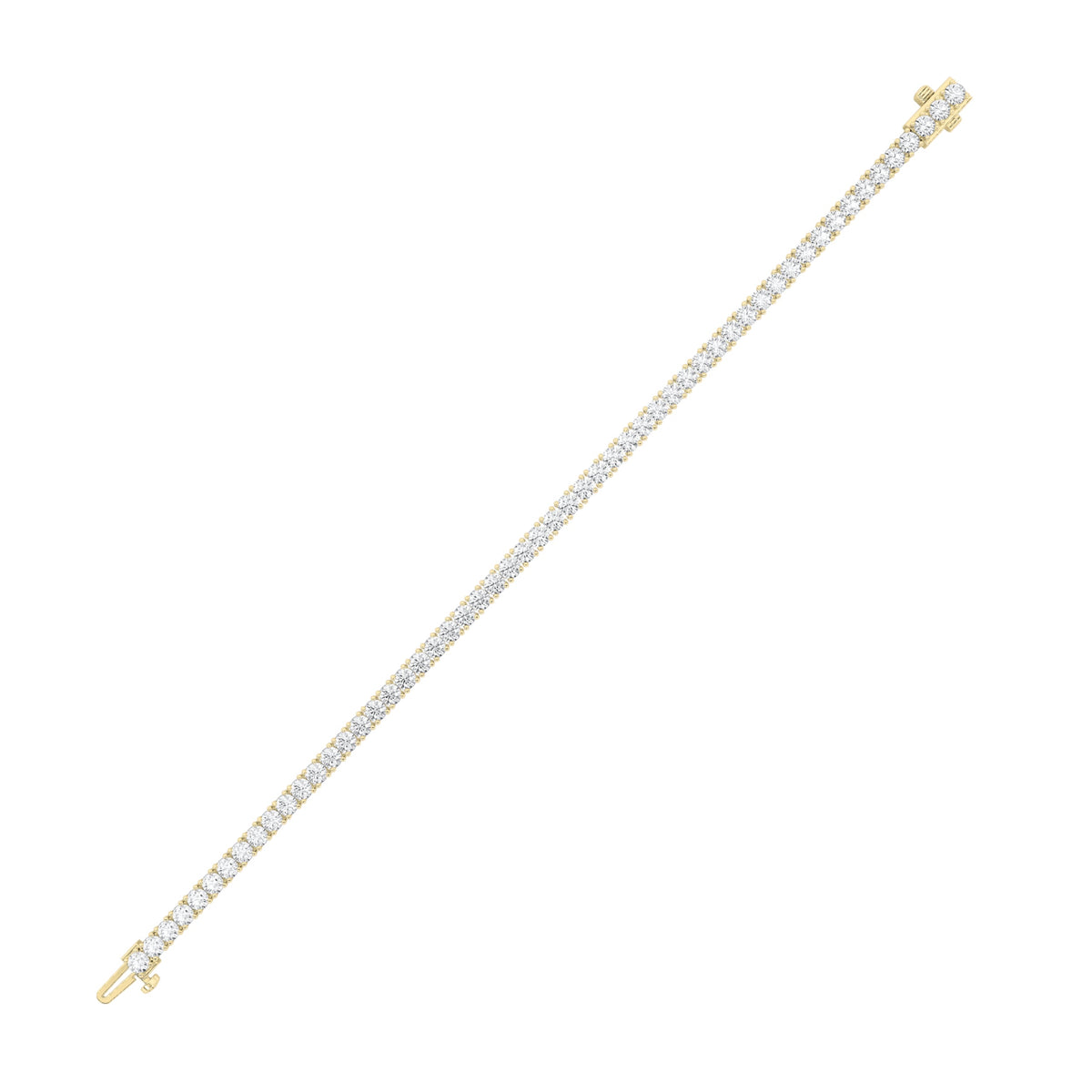 5CTW Round Lab-Grown Diamond Bracelet 57 Stones