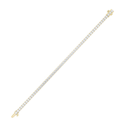 5CTW Round Lab-Grown Diamond Bracelet 57 Stones