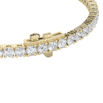 5CTW Round Lab-Grown Diamond Bracelet 57 Stones