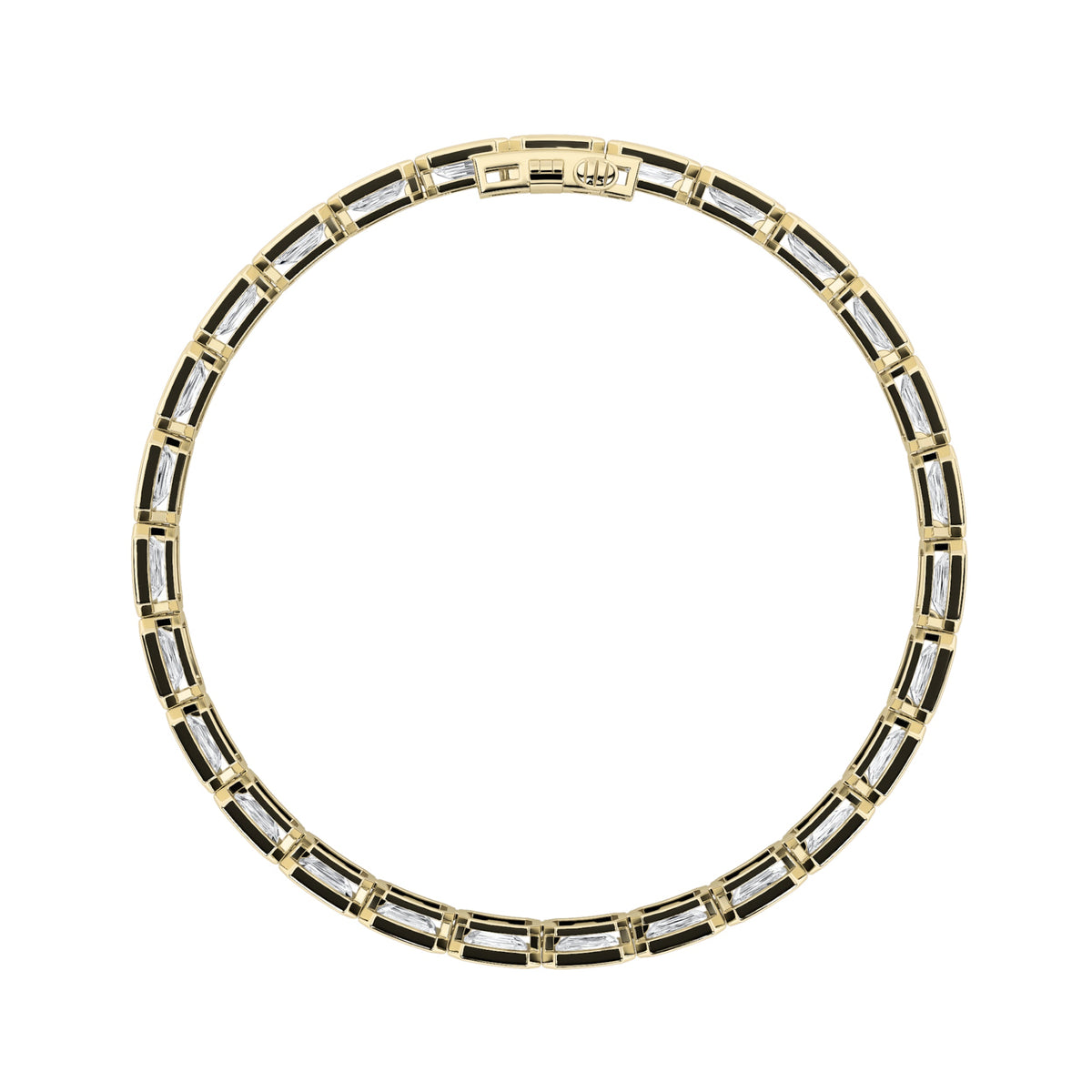 15CTW Emerald Lab-Grown Diamond East West Bezel Set Bracelet 27 Stones