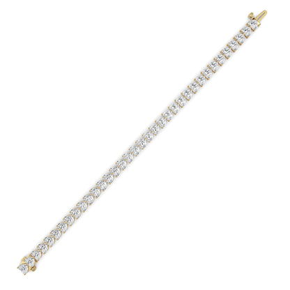 18CTW Heart Lab-Grown Diamond Prong Bracelet 36 Stones