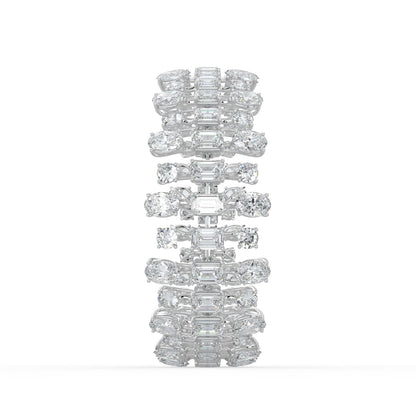 34.5CTW Mix Lab-Grown Diamond Prong Bracelet 105 Stones