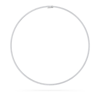 9.5CTW Round Lab-Grown Diamond Petite Line Necklace 169 Stones