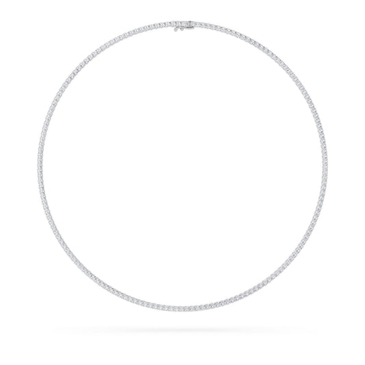 9.5CTW Round Lab-Grown Diamond Petite Line Necklace 169 Stones