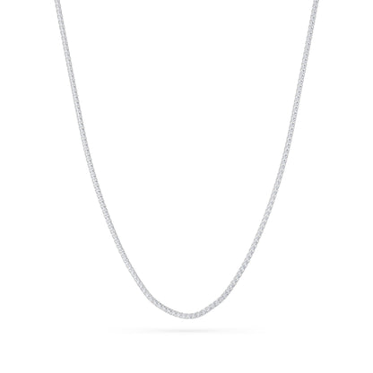 9.5CTW Round Lab-Grown Diamond Petite Line Necklace 169 Stones