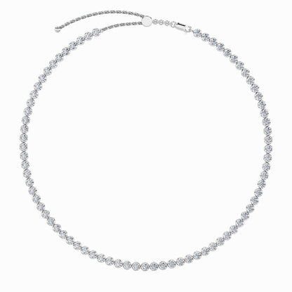 11CTW Round Lab-Grown Diamond Necklace 78 Stones