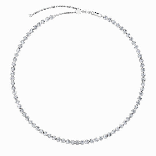 11CTW Round Lab-Grown Diamond Necklace 78 Stones