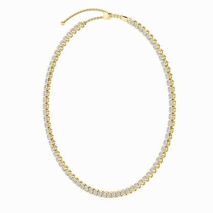 11CTW Round Lab-Grown Diamond Necklace 78 Stones