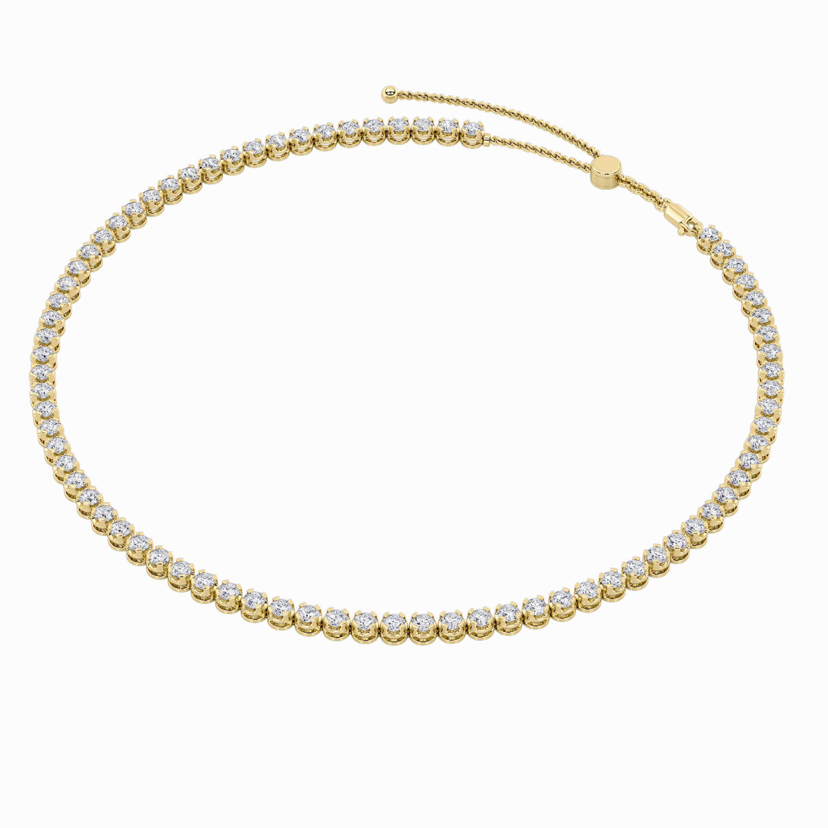 11CTW Round Lab-Grown Diamond Necklace 78 Stones