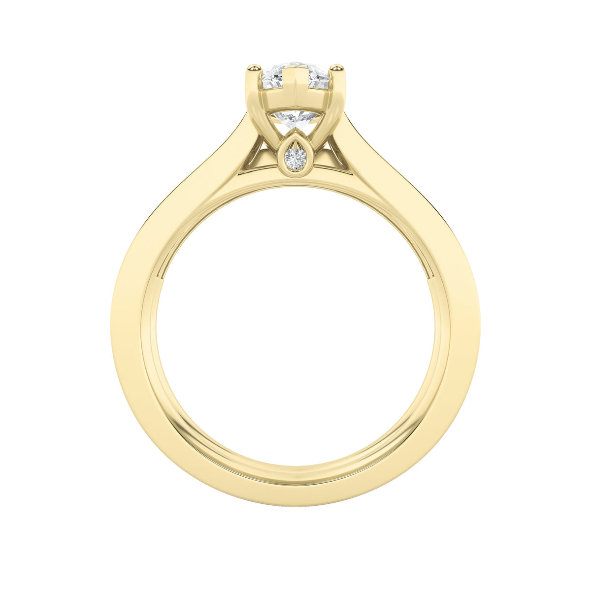 2CTW Marquise Lab-Grown Diamond Channel Set Bridal Engagement Ring 25 Stones