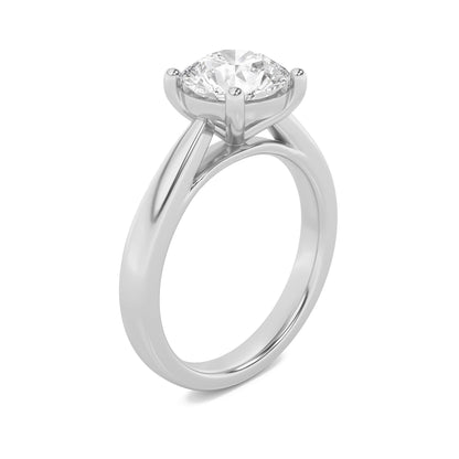 1CTW Round Lab-Grown Diamond Prong Insert Jacket Ring 22 Stones