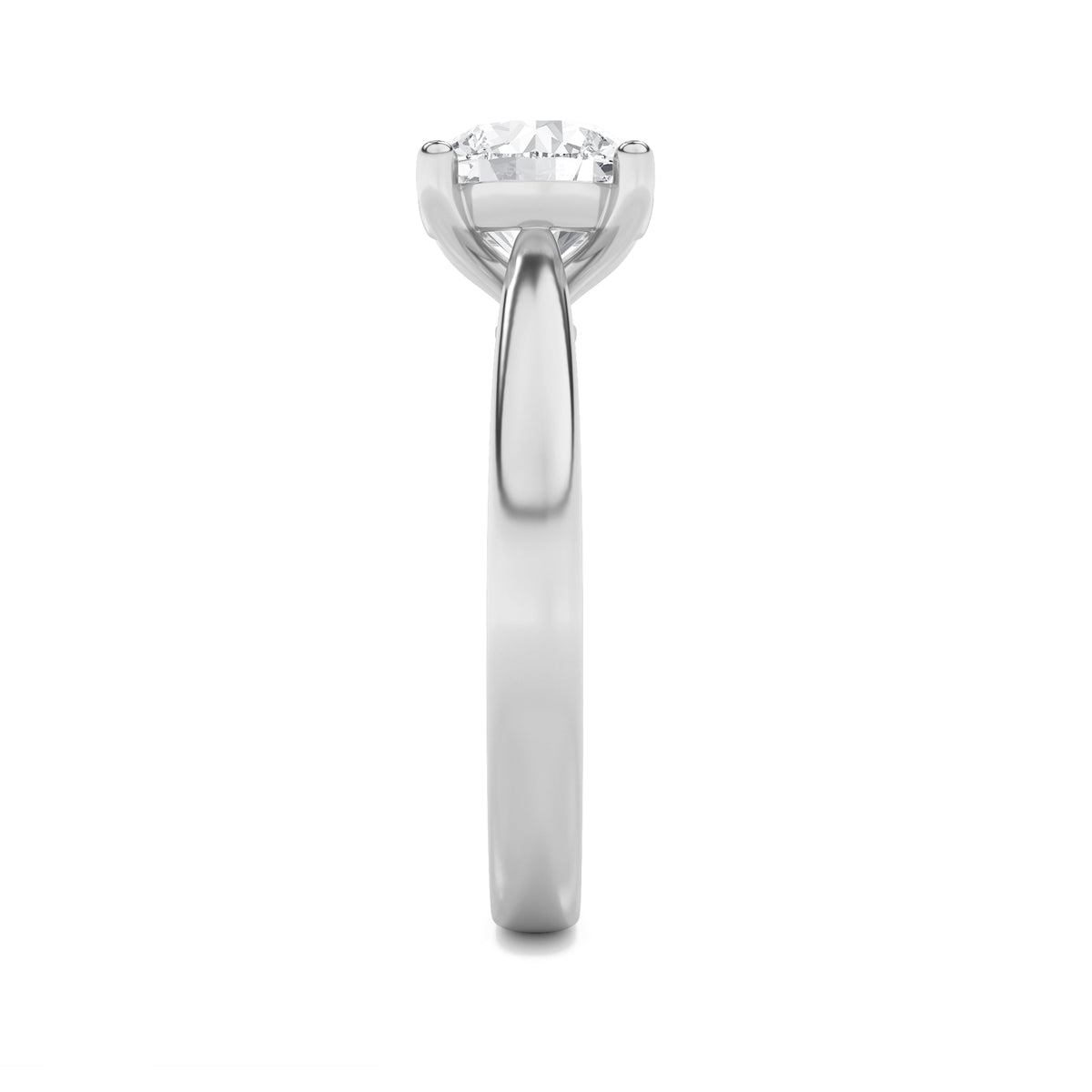 1CTW Round Lab-Grown Diamond Prong Insert Jacket Ring 22 Stones