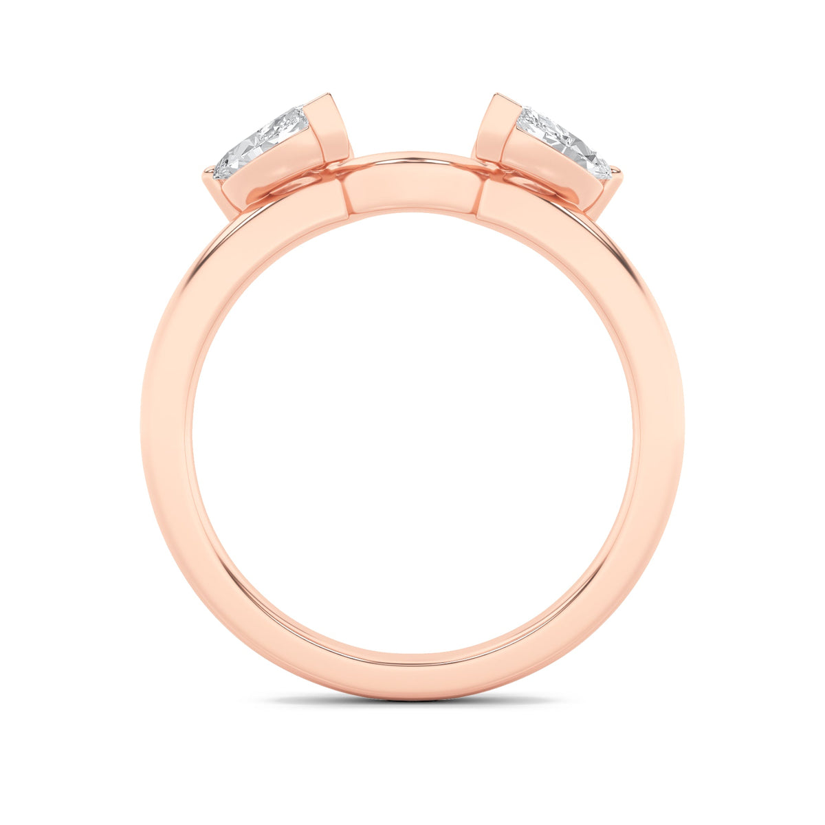1CTW Marquise Lab-Grown Diamond Prong Wrap Ring 4 Stones