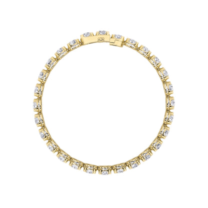 12CTW Round Lab-Grown Diamond Prong Tennis Bracelet 31 Stones
