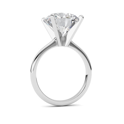 5CTW Round Lab-Grown Diamond Classic Solitaire Ring