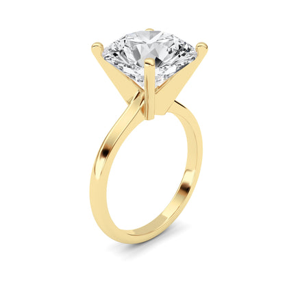 5CTW Round Lab-Grown Diamond Classic Solitaire Ring