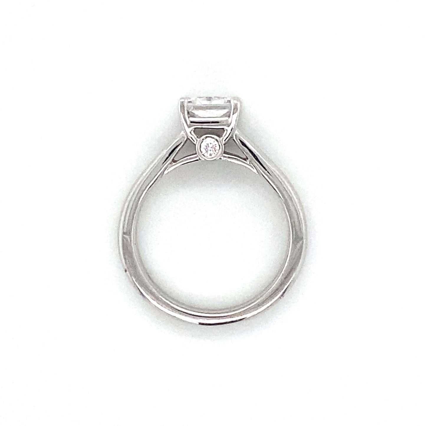 Ritani Solitaire Engagement Ring in 14K White Gold